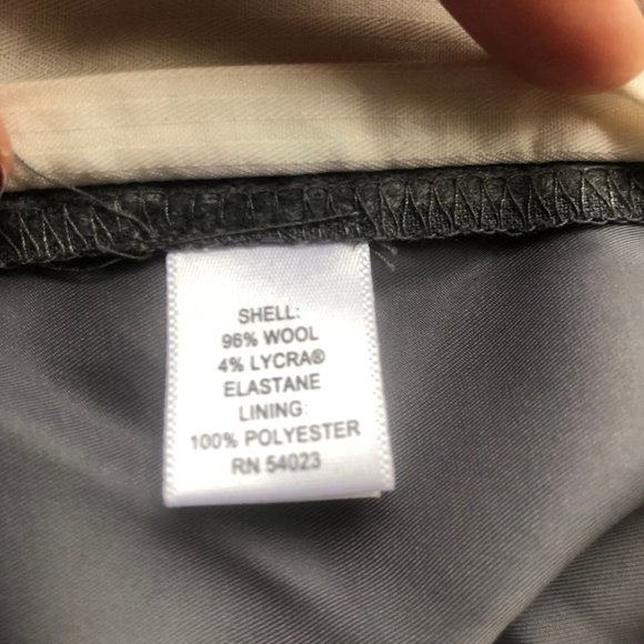 Banana Republic Martin Fit Pants Size 2 Wool Blend - Picture 4 of 4